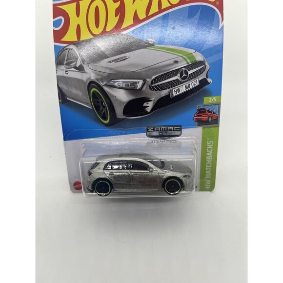 2022 HOT WHEELS ZAMAC '19 MERCEDES-BENZ A-CLASS, HATCHBACKS #2/5, HW #18, VHTF - Picture 2 of 4